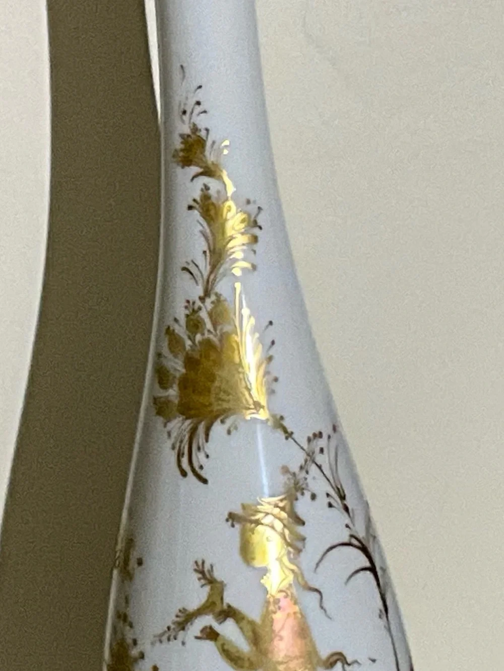 Vintage Rosenthal Studio Linie 100th Anniversary Gold Figural Vase Germany